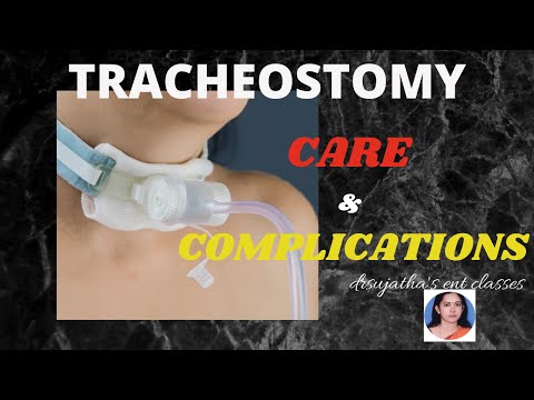 074.Tracheostomy: Postoperative care and complications. #postoprecovery #complication