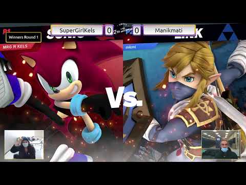 Smash North America Edition 1 (SNA) - Winners Round 1 - SuperGirlKels (Sonic) Vs Manikmati (Link)