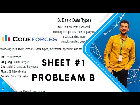 Icpc Assiut Sheet Sheet 1 Problem B Basic Data Types