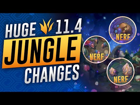 The Truth About The HUGE Jungle Changes & Jungle Meta In Patch 11.4!