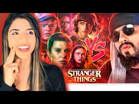 REAGINDO a Stranger Things (Dubladores) Vs. Mussoumano - Batalha de Rap