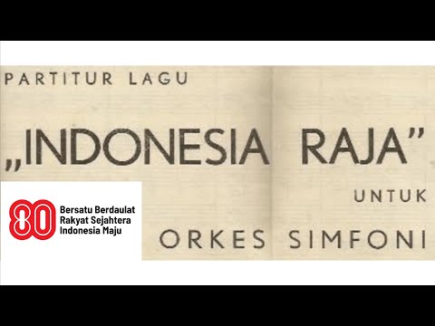 Indonesia Raya - W.R. Supratman || Orchestrated by Jozef Cleber (Score Video)