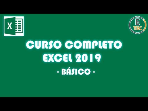 CURSO COMPLETO EXCEL BÁSICO 2019