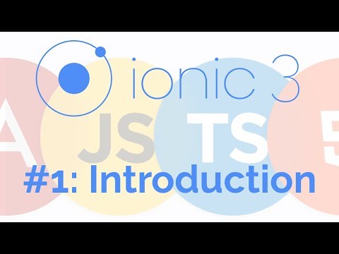 Ionic 3 Tutorials