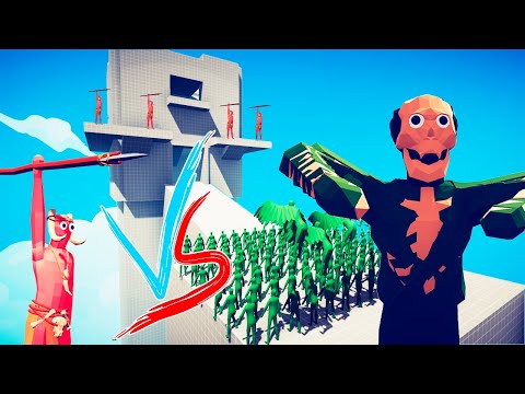 100x ZOMBIE + 10x FLY ZOMBIE + 1x GIANT vs 4x EVERY GODS - Totally Accurate Battle Simulator.