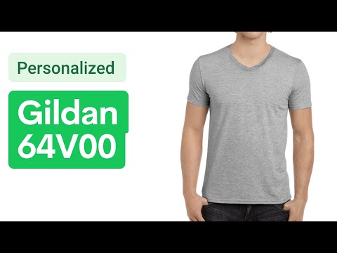 Gildan 64V00 | Men's Softstyle® V-Neck T-Shirt