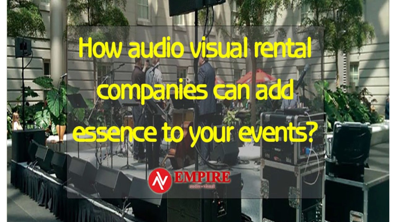audio visual rental companies