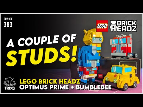 TRDQ: Lego Brick Headz Transformers - Optimus Prime and Bumblebee Review