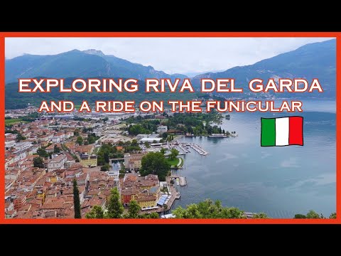 🚶🚶Exploring Riva Del Garda Old Town, Lake Garda, Italy & a trip on the funicular up to the Bastion🚶🚶