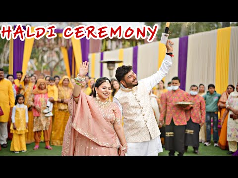 Our HALDI CEREMONY 💛 Arun Weds Dr. Tithi