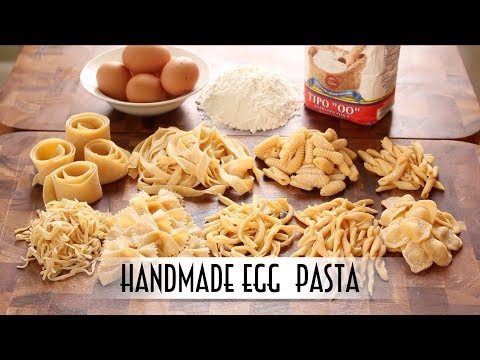 Handmade Egg Pasta | Hand Rolled & Shaped 9 Ways