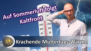 Die Sommerluft kommt! Über 25°C an Rhein und Ems, doch dann drohen Gewitter | Wetter 06.Mai.2021