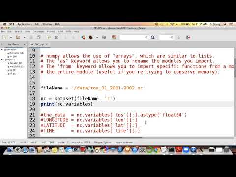 Python Netcdf