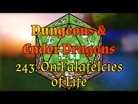 Insane Ender Dragon Battle - Epic Falafel Life Hack