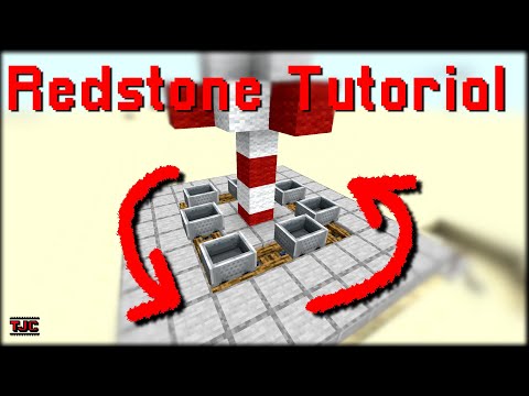 build REAL CAROUSEL with REDSTONE |  Tutorial [LEICHT]