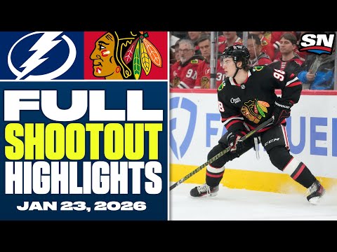 Tampa Bay Lightning vs. Chicago Blackhawks | FULL Shootout Highlights - January 23, 2026
