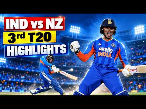 IND vs NZ HIGHLIGHTS | India vs New Zealand 3rd T20 Match Full Highlight | Cricket Highlight