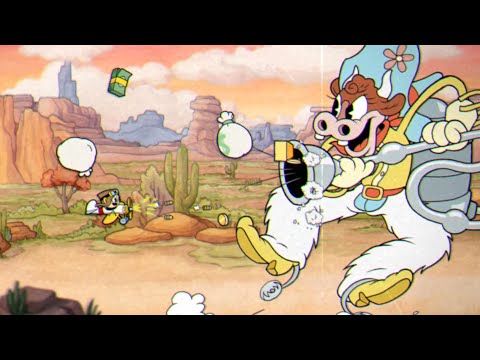 Cuphead The Delicious Last Course - Esther Winchester Boss Fight