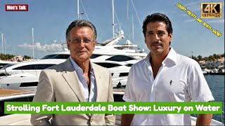 Strolling Fort Lauderdale Boat Show: Luxury on Water!