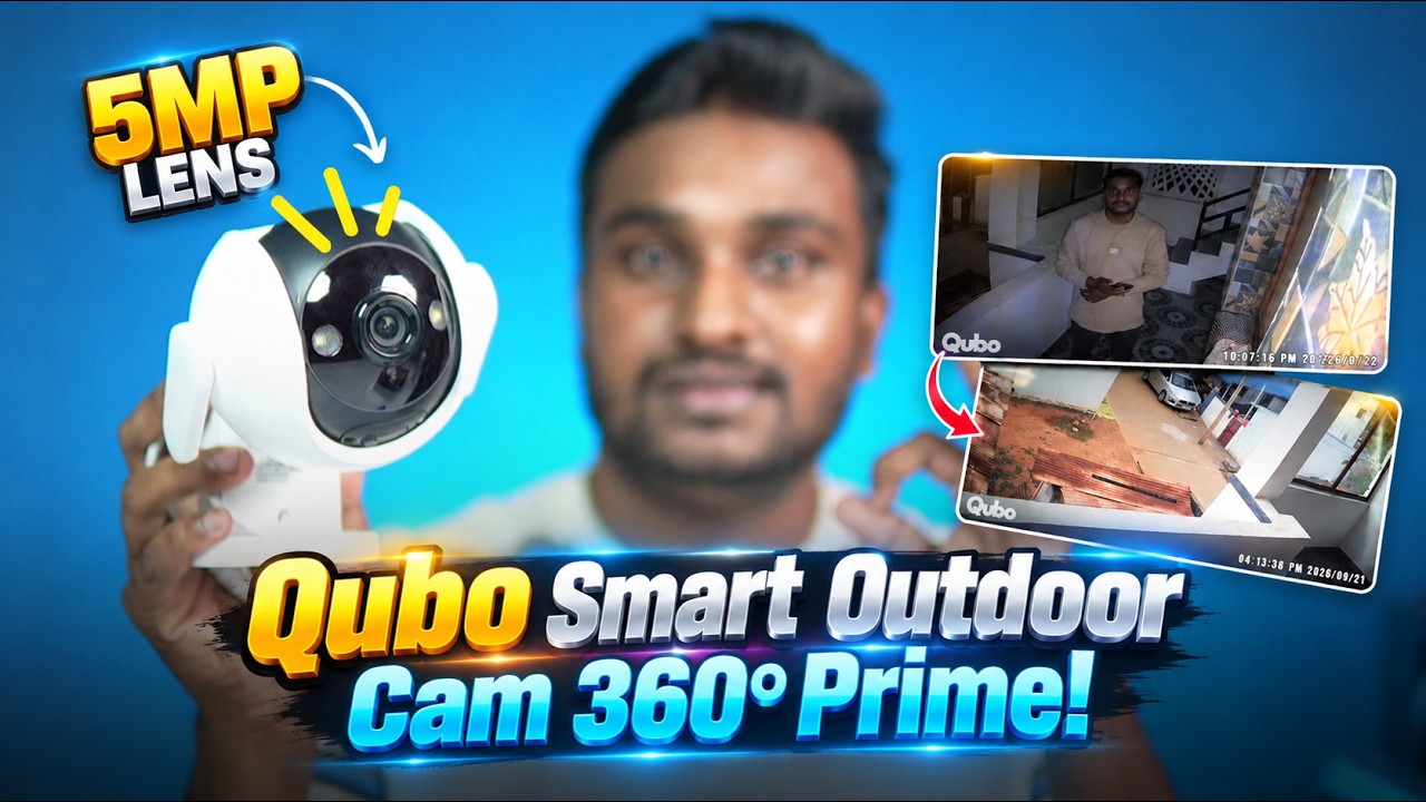 Best CCTV Camera for Home in 2026 🔥 | Qubo 360° Prime 5MP Outdoor Camera Full Review!
