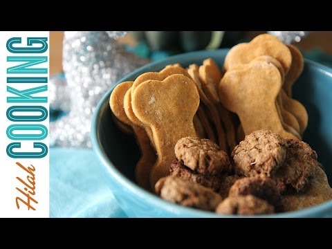 How to Make Dog Treats collab with JustEatLife! | Hilah Cooking
