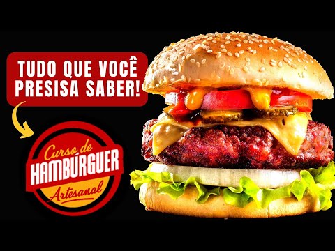 Curso de Hamburguer Artesanal 【TUDO SOBRE】 Curso de Hambúrguer Artesanal: Completo e Atualizado