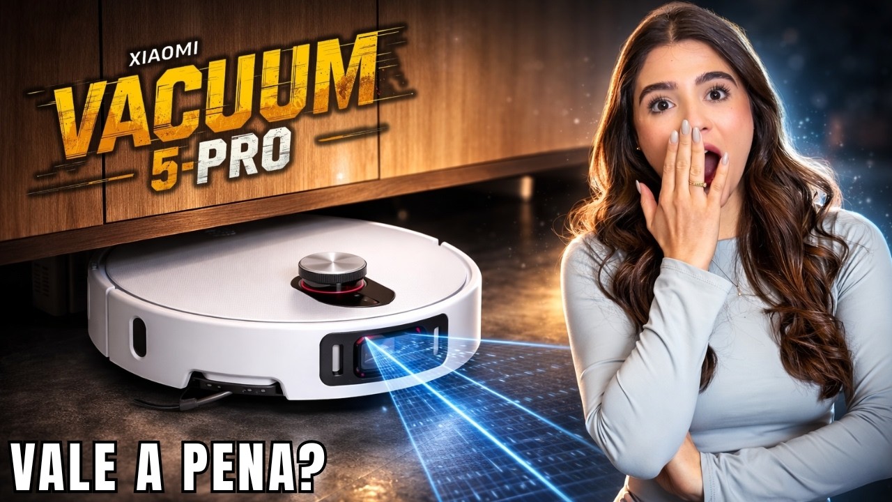 Miniatura da avaliação em vídeo de Aspirador Robô Xiaomi Robot Vacuum 5 Base Auto