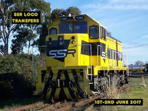 Australian Trains: SSR light engine movements. 1st-2nd June 2017