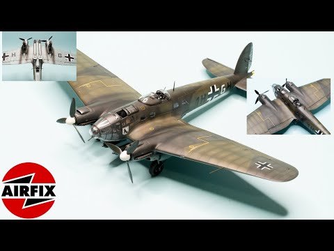 Airfix Heinkel He 111 H-6 | Advanced Canopy Blending & Pre-Shading Techniques