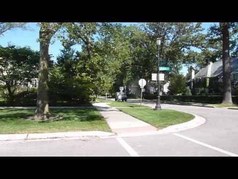 A drive along Lincoln Street, in Evanston