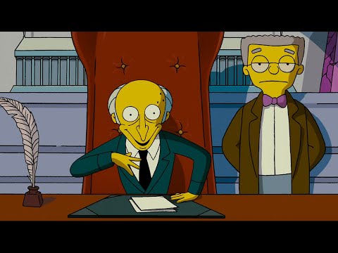 Begging Mr Burns for Energy - The Simpsons Movie