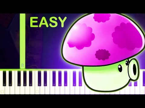 Moongrains | PLANTS VS ZOMBIES - EASY Piano Tutorial