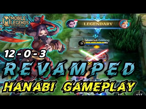 Hanabi New Revamped Gameplay The God of Goldline (Misterius Gaming) - Mobile Legends Bang-bang