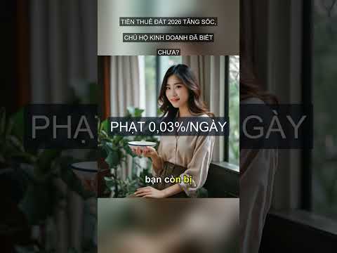 [Quan trọng] Điều Chỉnh Tiền Thuê Đất Cho Hộ Kinh Doanh Năm 20... #Shorts