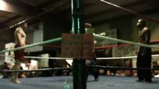 Brisco fighting at Boaz Sports Arena