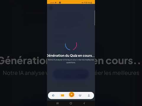 démonstration de la génération de quiz dans espace professeur avec notre IA GLENS AI