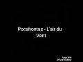 Pocahontas L Air Du Vent Lyrics
