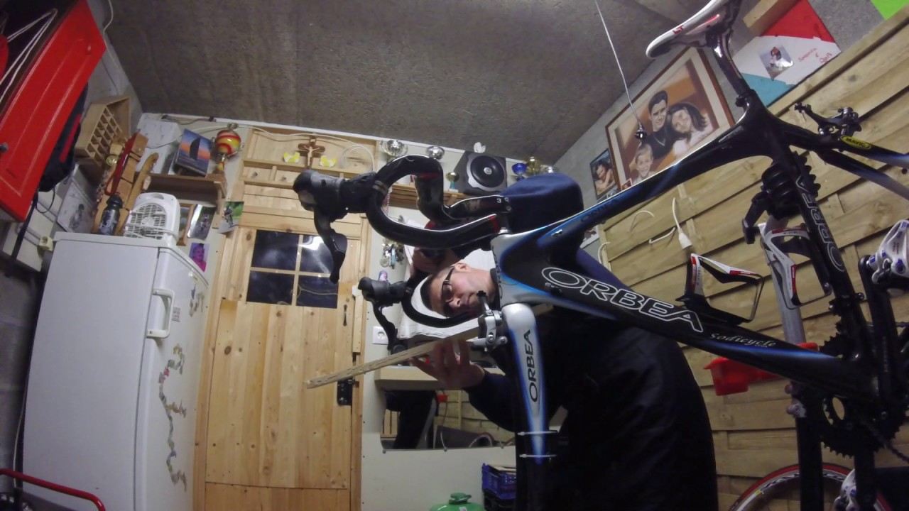 Montage d'un cintre et potence intégré.