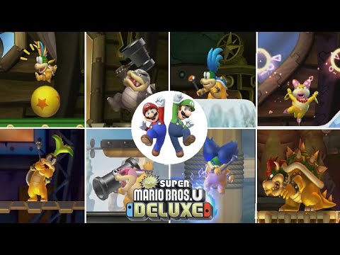 Plumber Brothers VS Koopalings | New Super Mario Bros U Deluxe