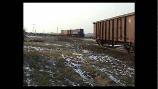 preview picture of video 'Teretni vlakovi na prolazu kroz Ludbreg'
