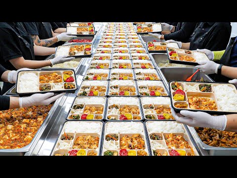 Amazing scale food factory BEST8 that is hard to see with the naked eye - Korean street food
