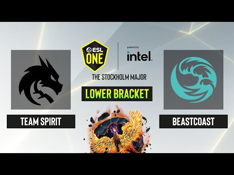 Dota2 - Team Spirit vs. beastcoast - Lower Bracket - Game 1 -  ESL One Stockholm 2022