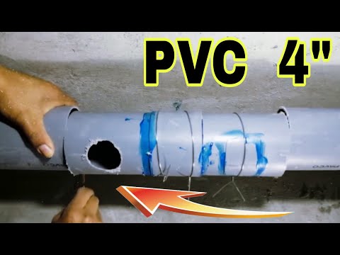 WIE MAN EIN PVC-ROHR REPARIERT - UPVC - Sanitär - Do it yourself