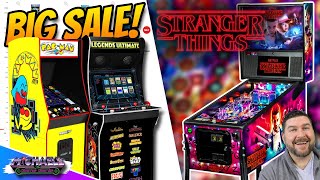 Big Arcade1Up & AtGames Sales Plus Stern Stranger Thing Pinball Re-Release Confirmed!