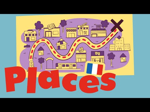 Places Around Town in French 🇫🇷 - Learn French