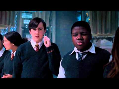 Hermione casts a spell on Ron