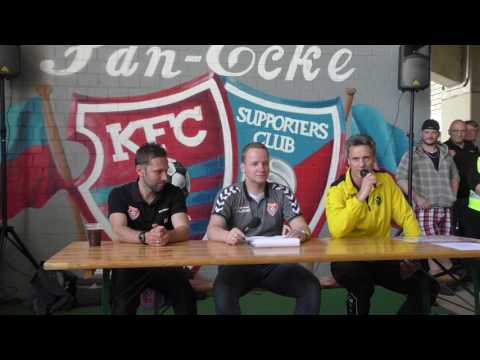 Pressekonferenz: KFC Uerdingen - VfB Homberg (09.04.2017)