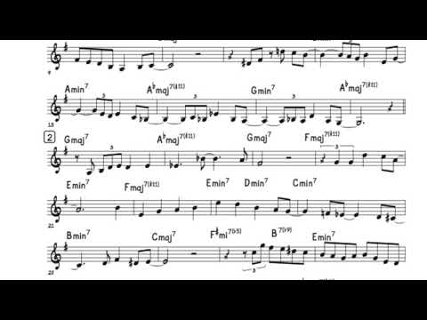 Beatrice - Chet Baker Solo Transcription