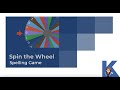 Spin The Wheel A Spelling Game