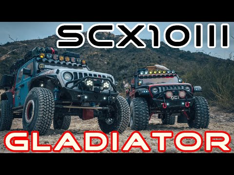 1/10 Axial SCX10III JT SCALE RC Jeep Gladiator Overland